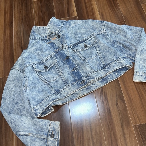 1X Denim Hwy jeans crop jacket - Picture 1 of 5